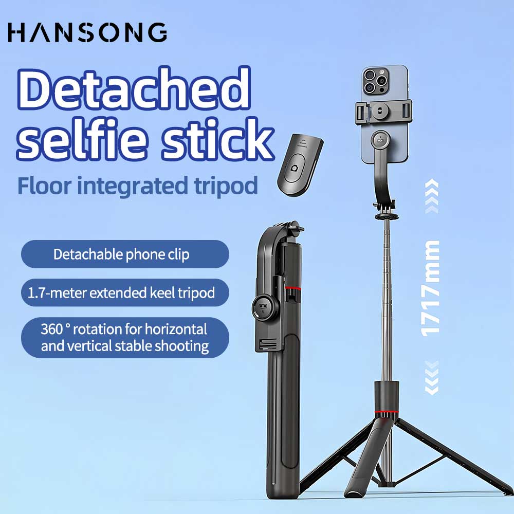 Photography Lighting Description - عصا سيلفي قابلة للطي، ضوء LED