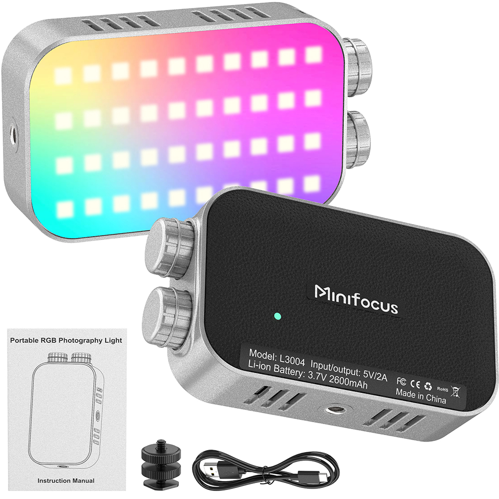 Photography Lighting Description - ضوء LED محمول من نوع Pocket