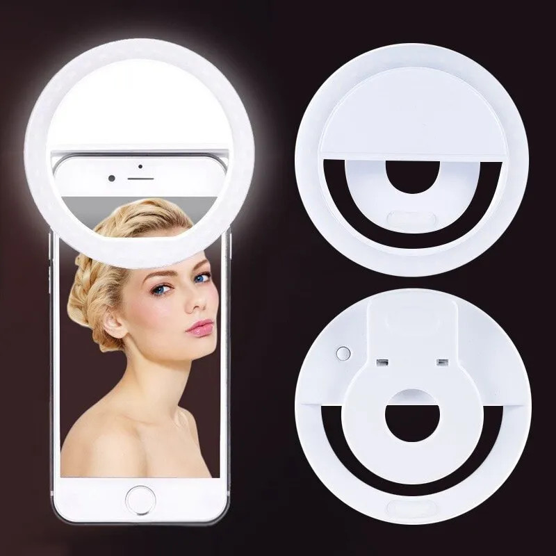 حلقة سيلفي ليد قابلة لإعادة ال - مراجعة Photography Lighting Game وسعره