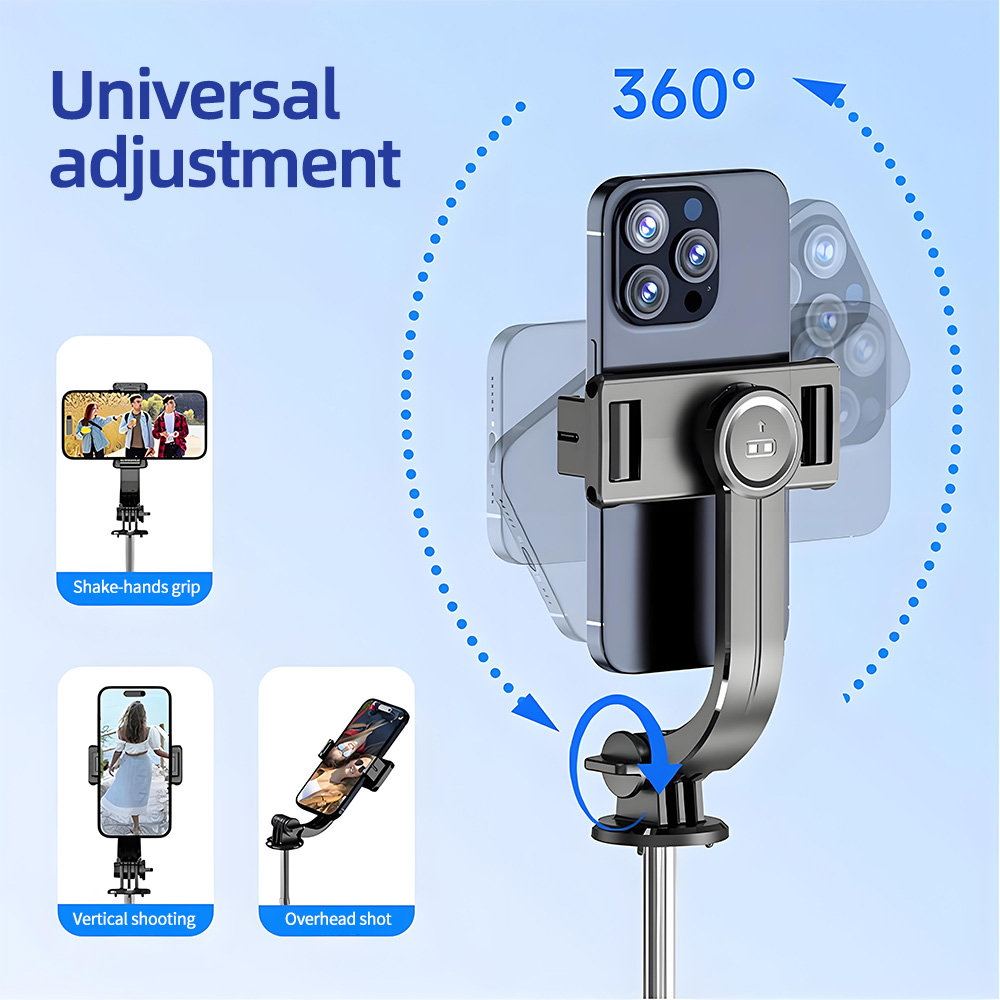عصا سيلفي قابلة للطي، ضوء LED  - مراجعة Photography Lighting Description وسعره