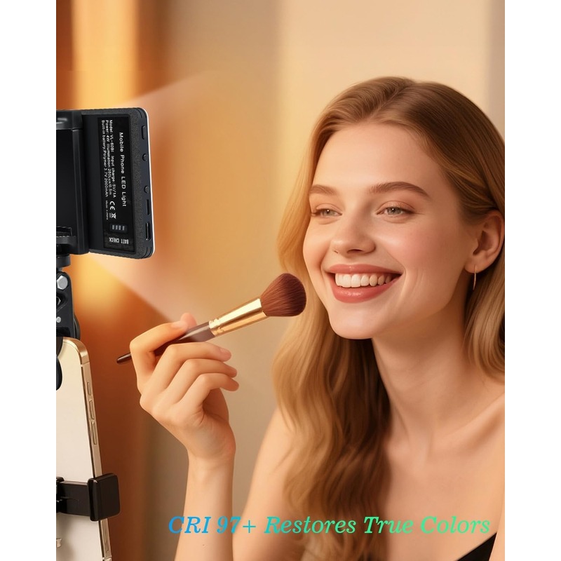 ضوء سيلفي محمول قابل للتثبيت ب - مراجعة Photography Lighting Description وسعره