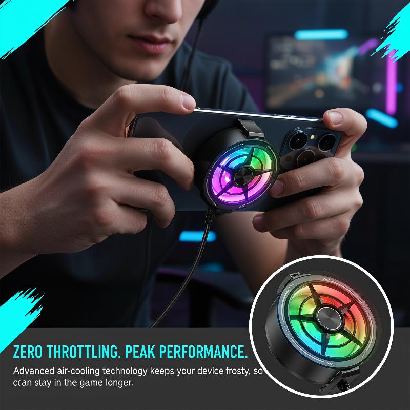 مروحة تبريد للهاتف قابلة للتثب - مراجعة Photography Lighting Game وسعره