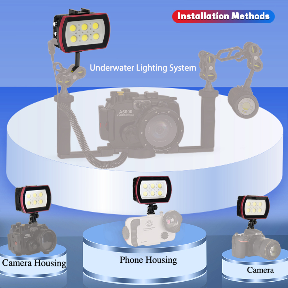 ضفادع البحر 40 متر إضاءة مقاوم - مراجعة Photography Lighting Brands وسعره