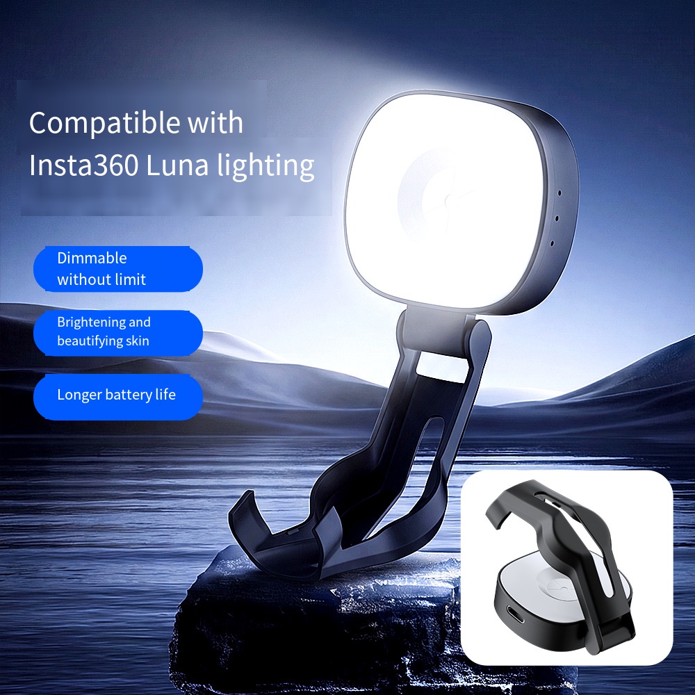 ضوء محمول للتجميل لكاميرا Inst - مراجعة Photography Lighting Kit Portable وسعره