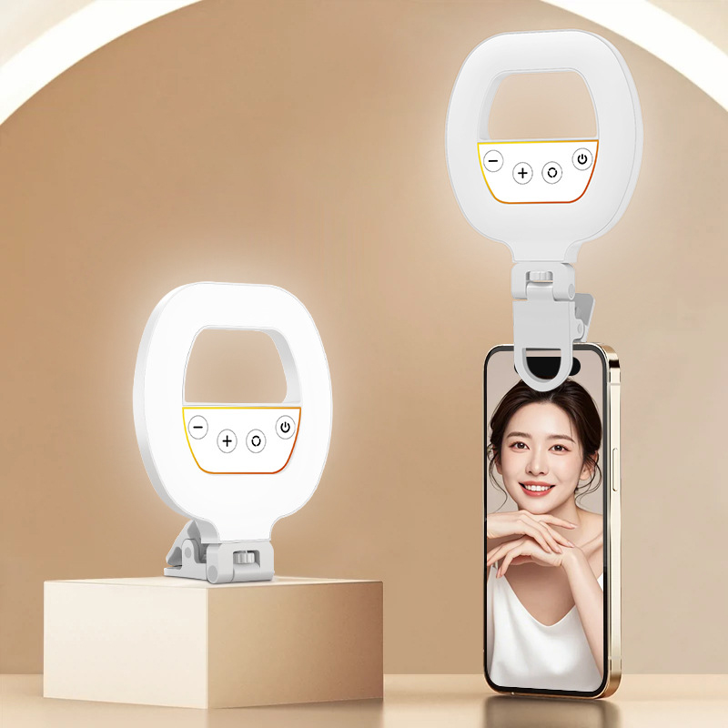 ضوء حلقي LED قابل لإعادة الشحن - مراجعة Photography Mobile Lighting وسعره
