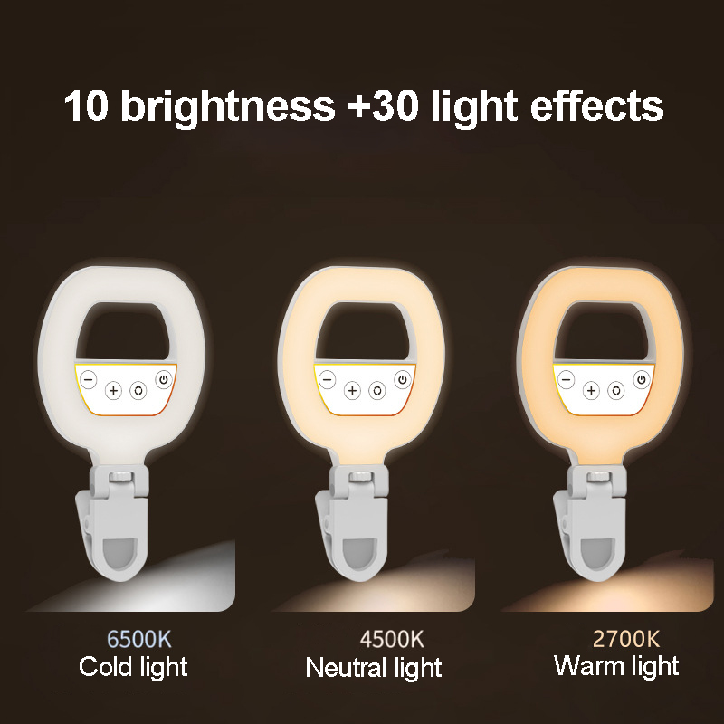 ضوء حلقي LED قابل لإعادة الشحن - مراجعة Photography Mobile Lighting وسعره