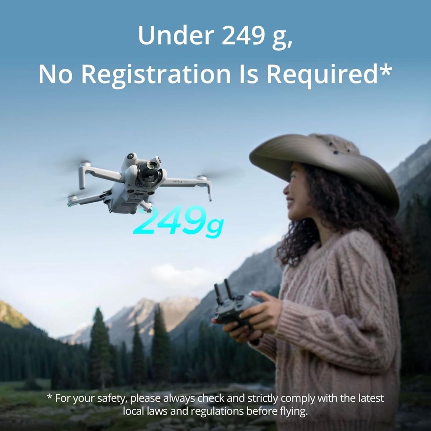 درون DJI Mini 4 Pro (DJI RC-N2 - مراجعة Dji Drone Mini 4 Pro وسعره